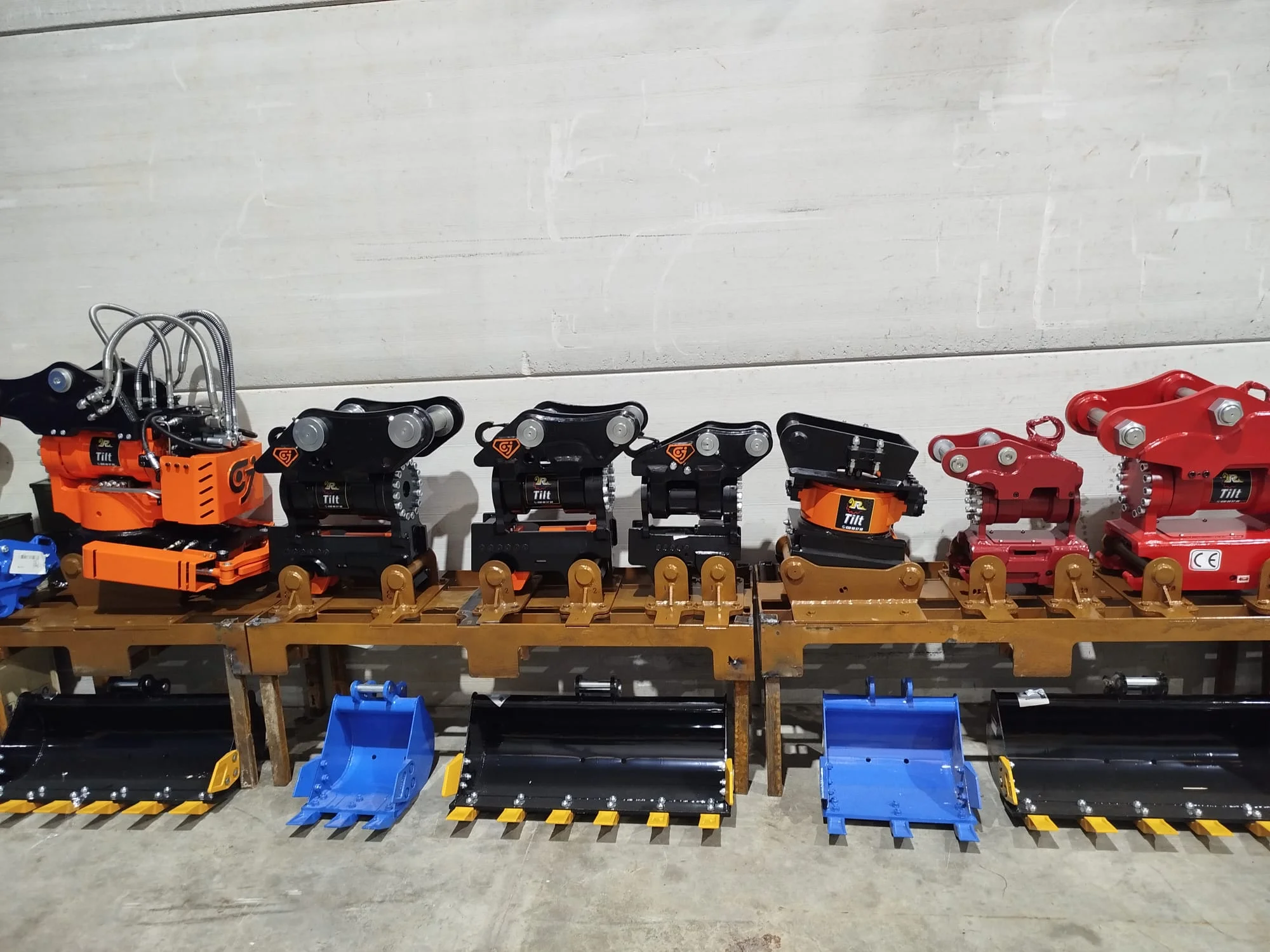 Tilt Requetil para excavadoras